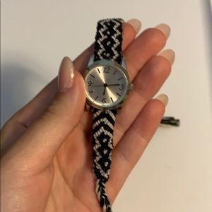 EarthBound Black and White tie watch